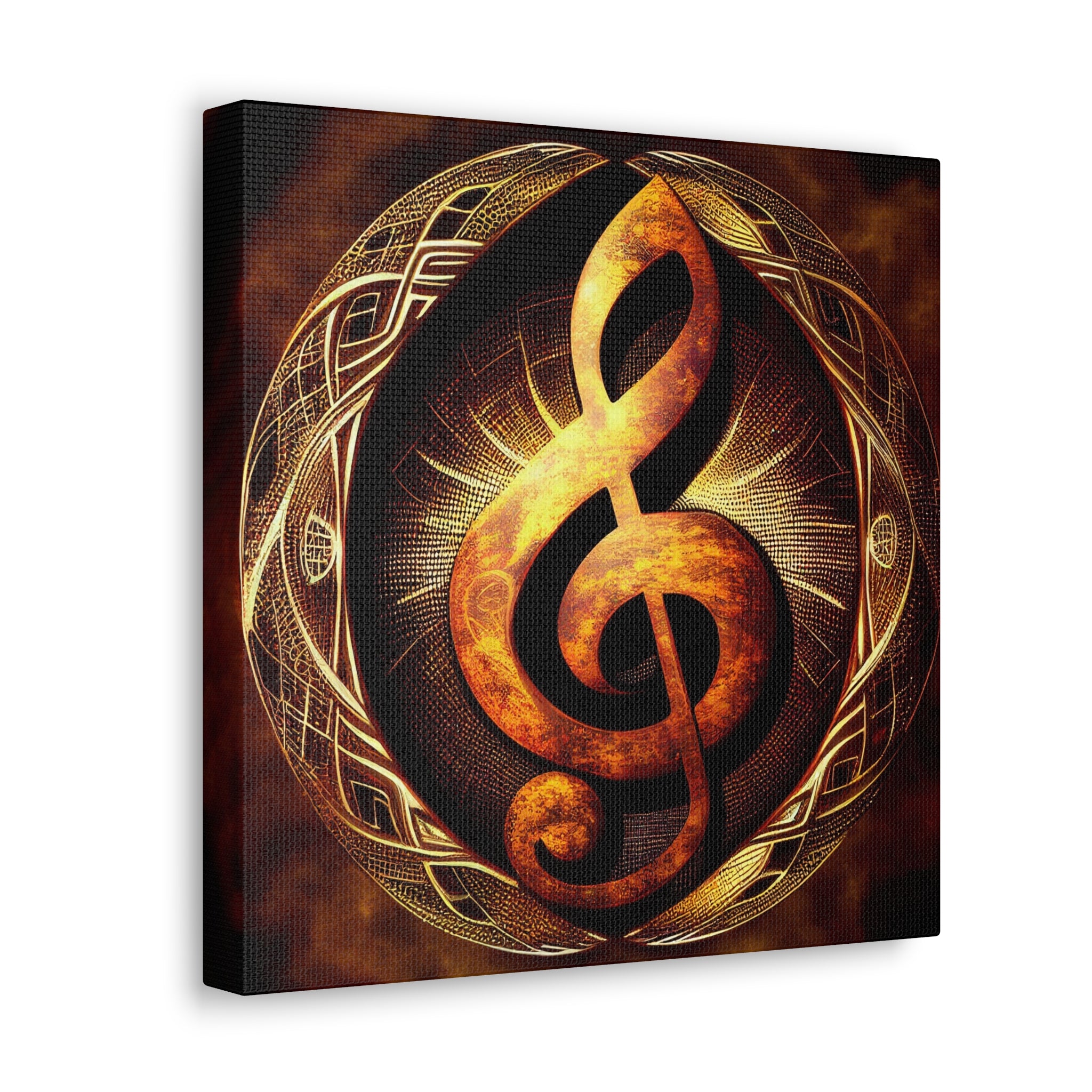 Sacred music symbol wall art representing the infinite power of sound.