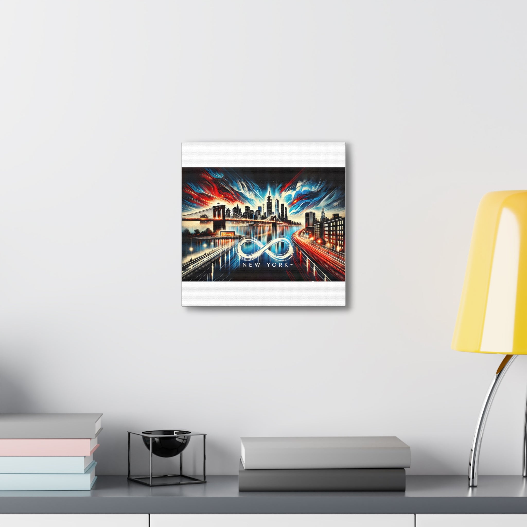 Infinite New York – Vibrant Skyline Canvas Art | Cityscape Decor