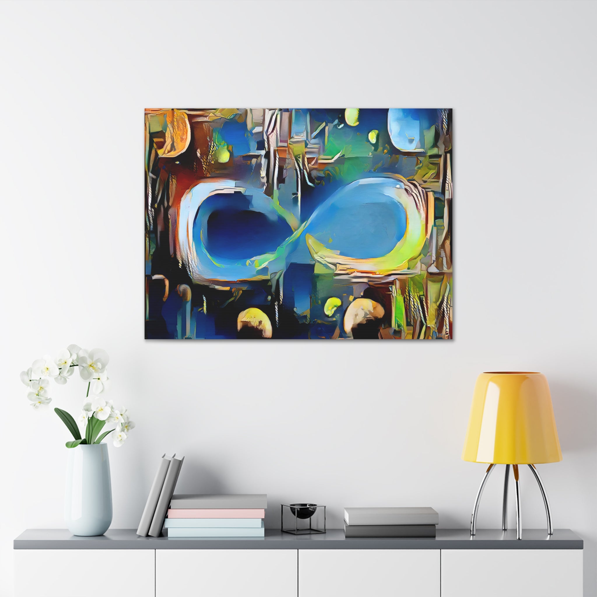 Infinite Galaxy Eko Från Skilda Horisonter Inspired Wall Art, Canvas Art, Wall Decor, Wall Art, Artistic Painting, Stars and Galaxy Picture