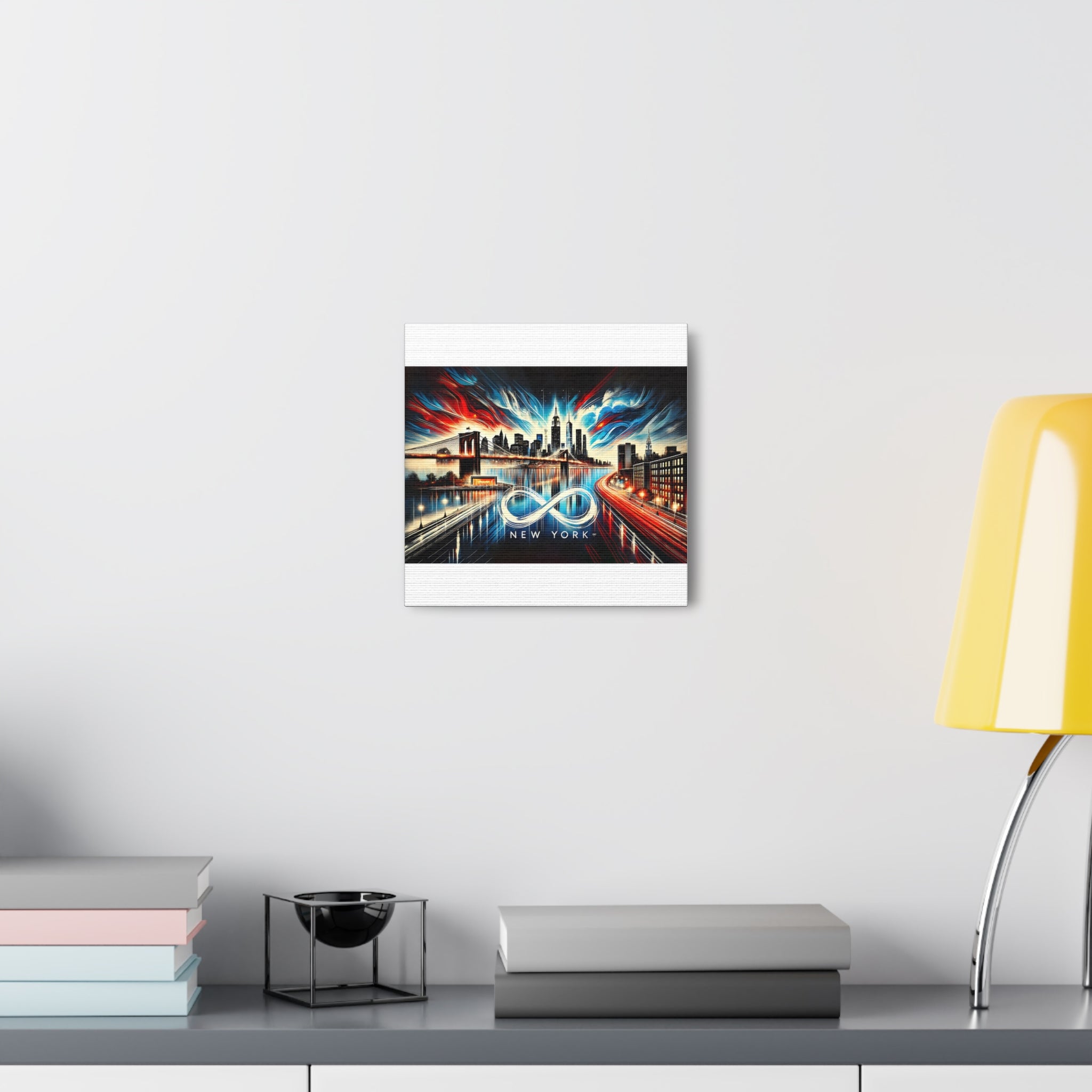 Infinite New York – Vibrant Skyline Canvas Art | Cityscape Decor