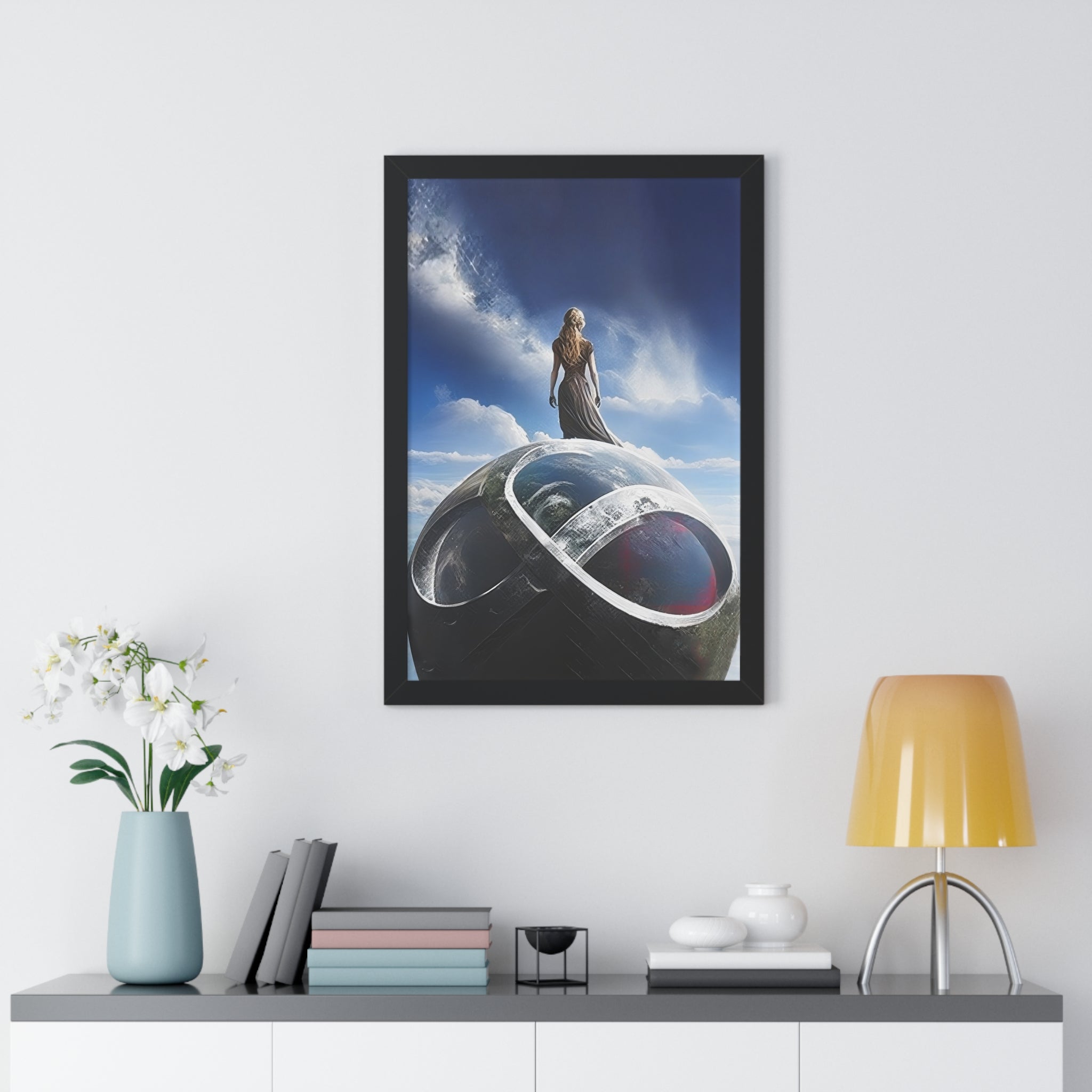 High-quality matte infinity symbol poster for modern and surreal decor.