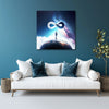 Man Standing on Top of the World 02 ∞ Infinity Symbol Canvas | Motivational Art | Free Shipping