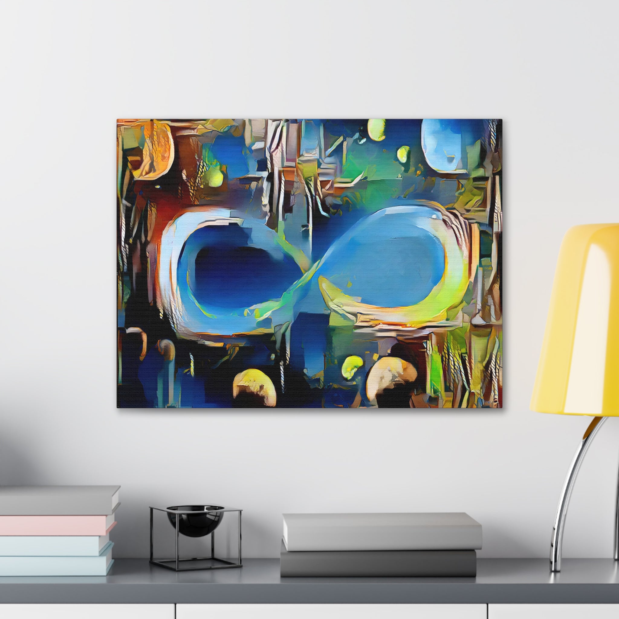 Infinite Galaxy Eko Från Skilda Horisonter Inspired Wall Art, Canvas Art, Wall Decor, Wall Art, Artistic Painting, Stars and Galaxy Picture