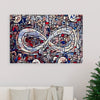 Infinite Galaxy Dubuffet Inspired Wall Art, Canvas Art, Wall Decor, Wall Art, Artistic Painting, Stars and Galaxy Picture, Watercolors