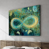 Infinite Galaxy, Infinity, Vincent van Goghe 'The Prison Courtyard' INSPIRED Canvas Wall Art, Wall Decor, Painting,