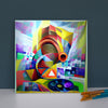 Forward Moving & Grooving' Canvas Art Print, Wall Decor, Canvas Painting , Large Wall Art, Abstract Canvas, Digital Artwork, Abstract