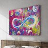 Infinite Galaxy Abstract Painting Inspired By The Virgin - Gustav Klimt Infinity Wall Art, Canvas Art, Wall Decor, Wall Art, Abstract