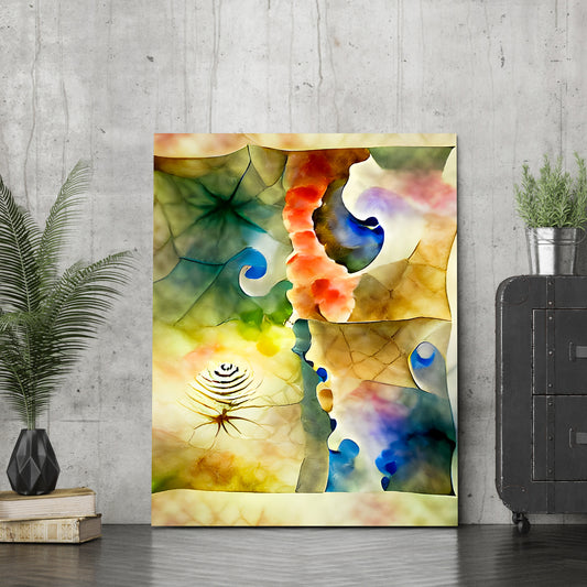 Welcome to my fractal mind minimalist beautiful watercolor