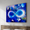 Infinite Galaxy Blue Sky Wall Art, Canvas Art, Wall Decor, Wall Art, Artistic Painting, Digital Art, Abstract Art, Water Colors