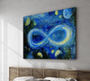 Infinite Galaxy - Starry Night Van Gogh Inspired Infinity Canvas Wall Decor,  Canvas Prints, Art, Wall Decor, Painting