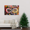 Infinite Galaxy Kandinsky Inspired Canvas Art, Abstract, Wall Art, Wall Decor,  Artistic Painting, Canvas Poster, Digital Artwork, Art Print