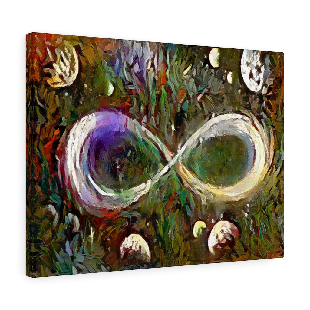 ORIGINAL ART : “ Unconditional till the infinity “ Oil paints on canva –  Artyshils Art